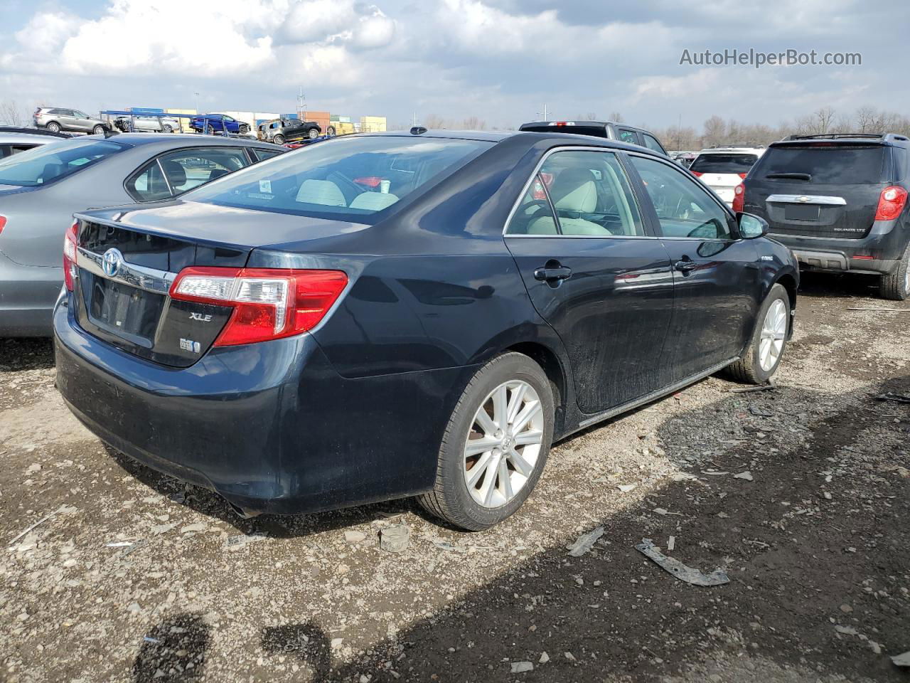 2012 Toyota Camry Hybrid Black vin: 4T1BD1FK0CU048375