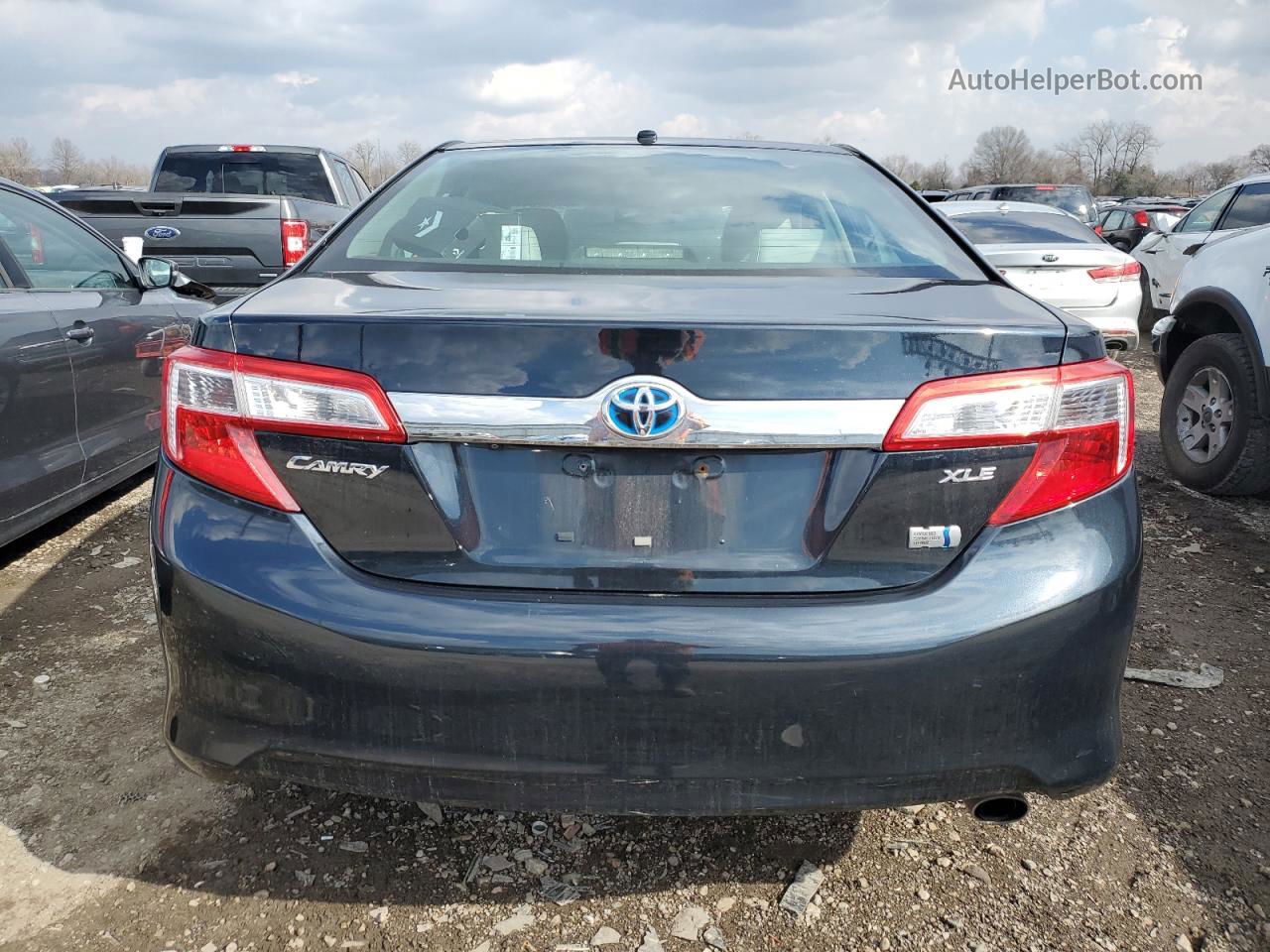 2012 Toyota Camry Hybrid Black vin: 4T1BD1FK0CU048375