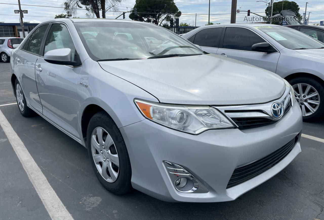 2012 Toyota Camry Hybrid Silver vin: 4T1BD1FK0CU054760