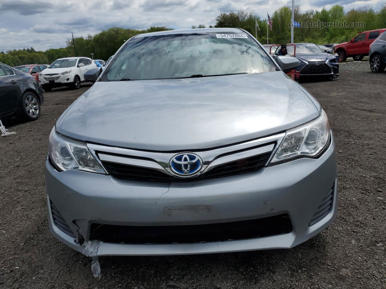 2012 Toyota Camry Hybrid Silver vin: 4T1BD1FK0CU062132