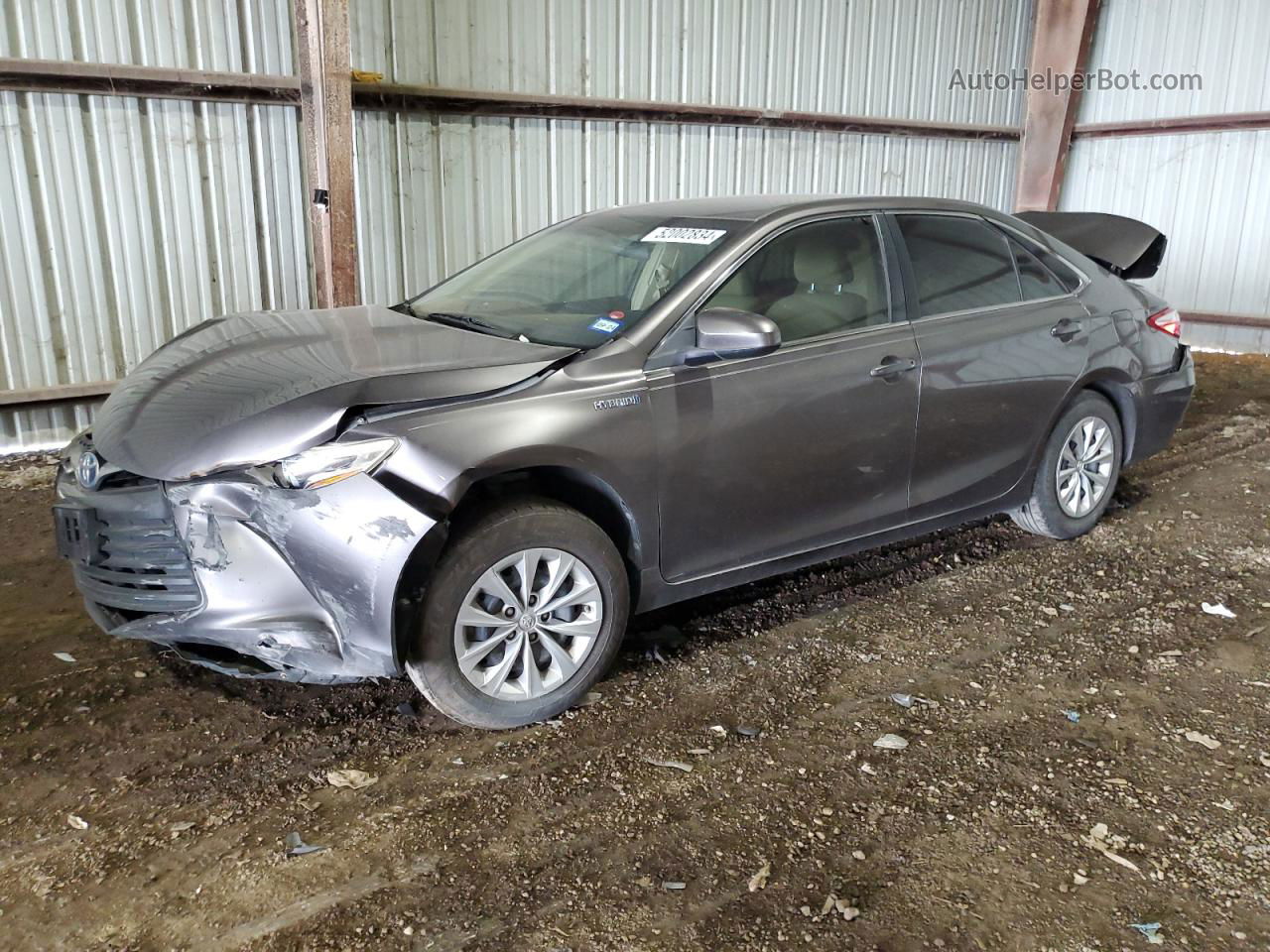 2017 Toyota Camry Hybrid Brown vin: 4T1BD1FK0HU201862