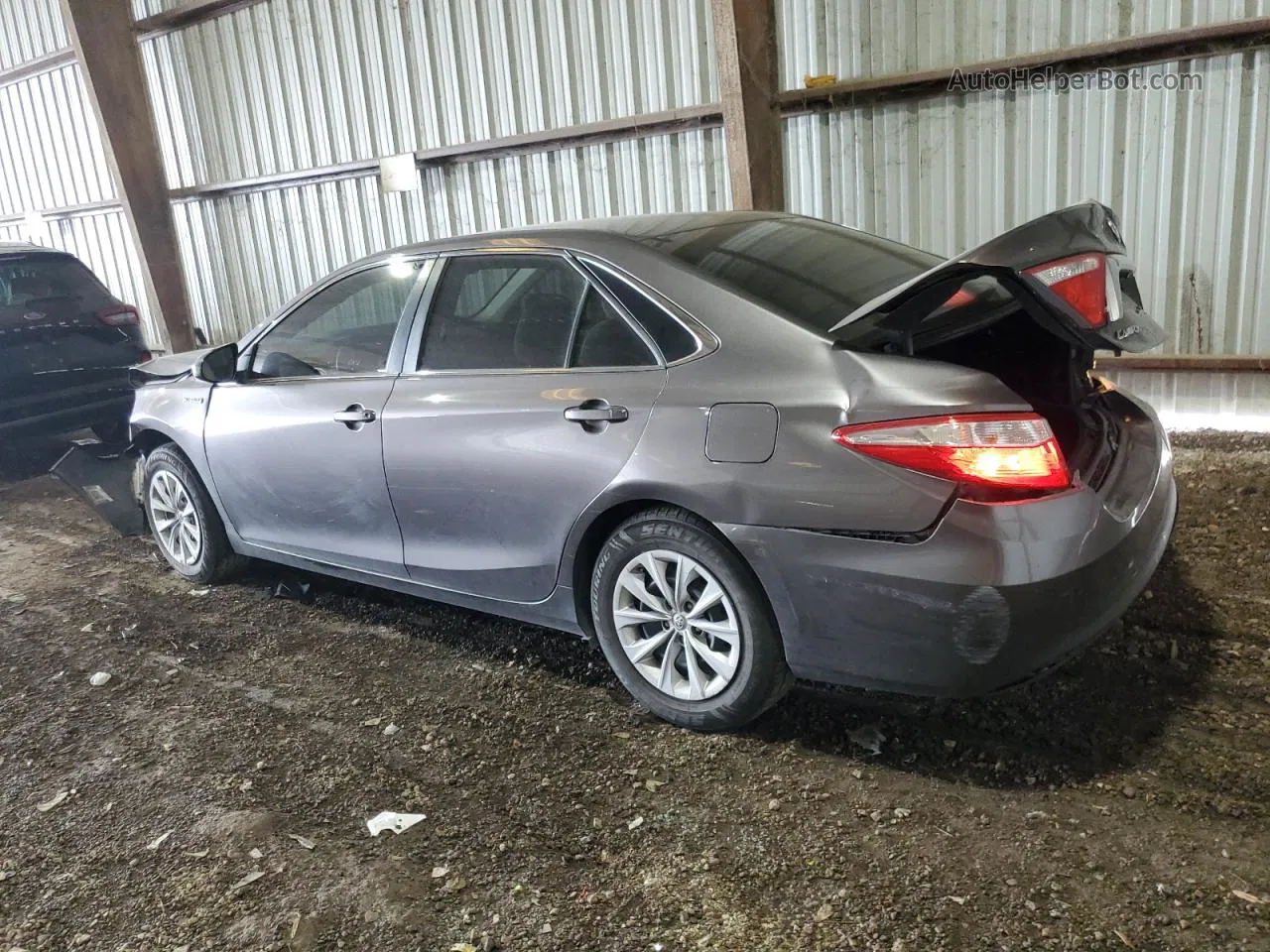 2017 Toyota Camry Hybrid Brown vin: 4T1BD1FK0HU201862