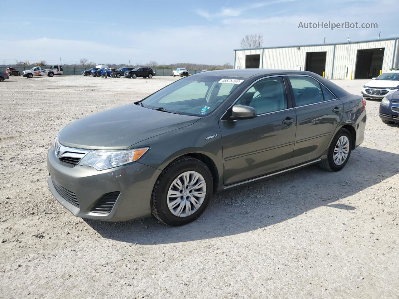 2012 Toyota Camry Hybrid Green vin: 4T1BD1FK1CU038227