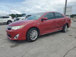 2012 Toyota Camry Hybrid Красный vin: 4T1BD1FK1CU051303