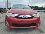 2012 Toyota Camry Hybrid Red vin: 4T1BD1FK1CU051303