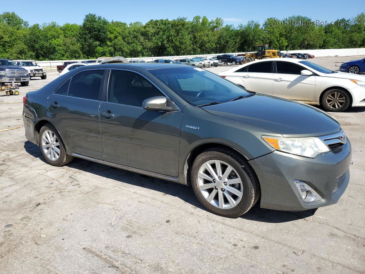 2012 Toyota Camry Hybrid Green vin: 4T1BD1FK1CU056940