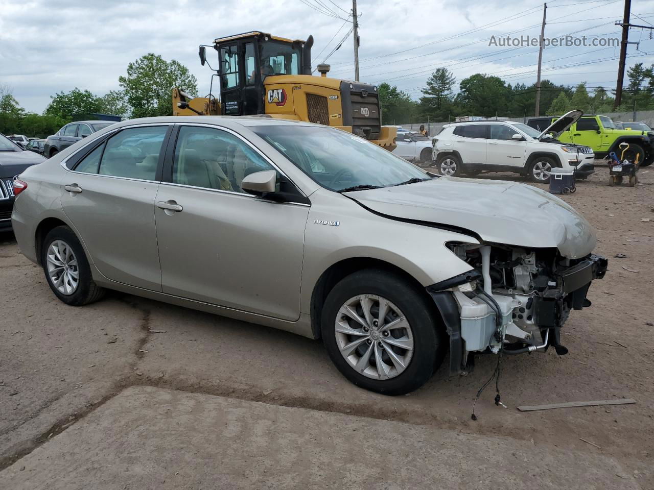 2016 Toyota Camry Hybrid Gold vin: 4T1BD1FK1GU188456