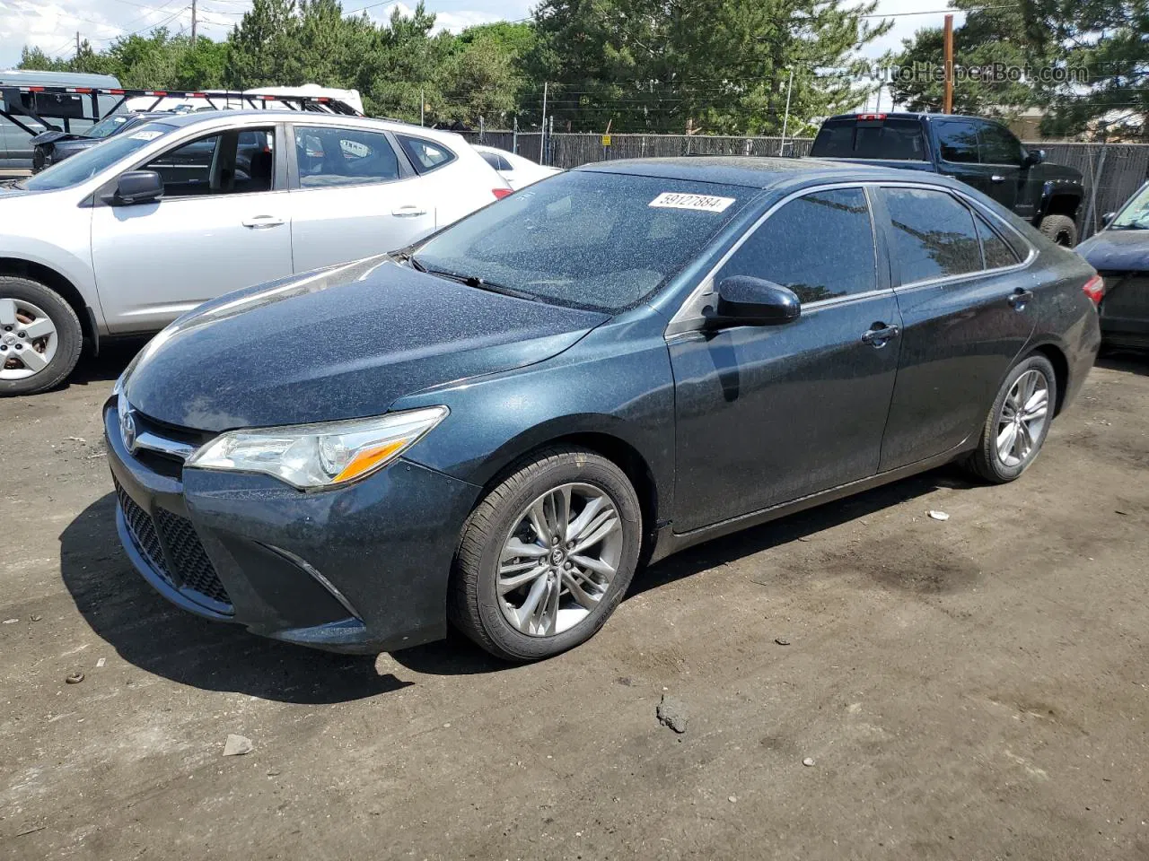 2017 Toyota Camry Hybrid Blue vin: 4T1BD1FK1HU217729