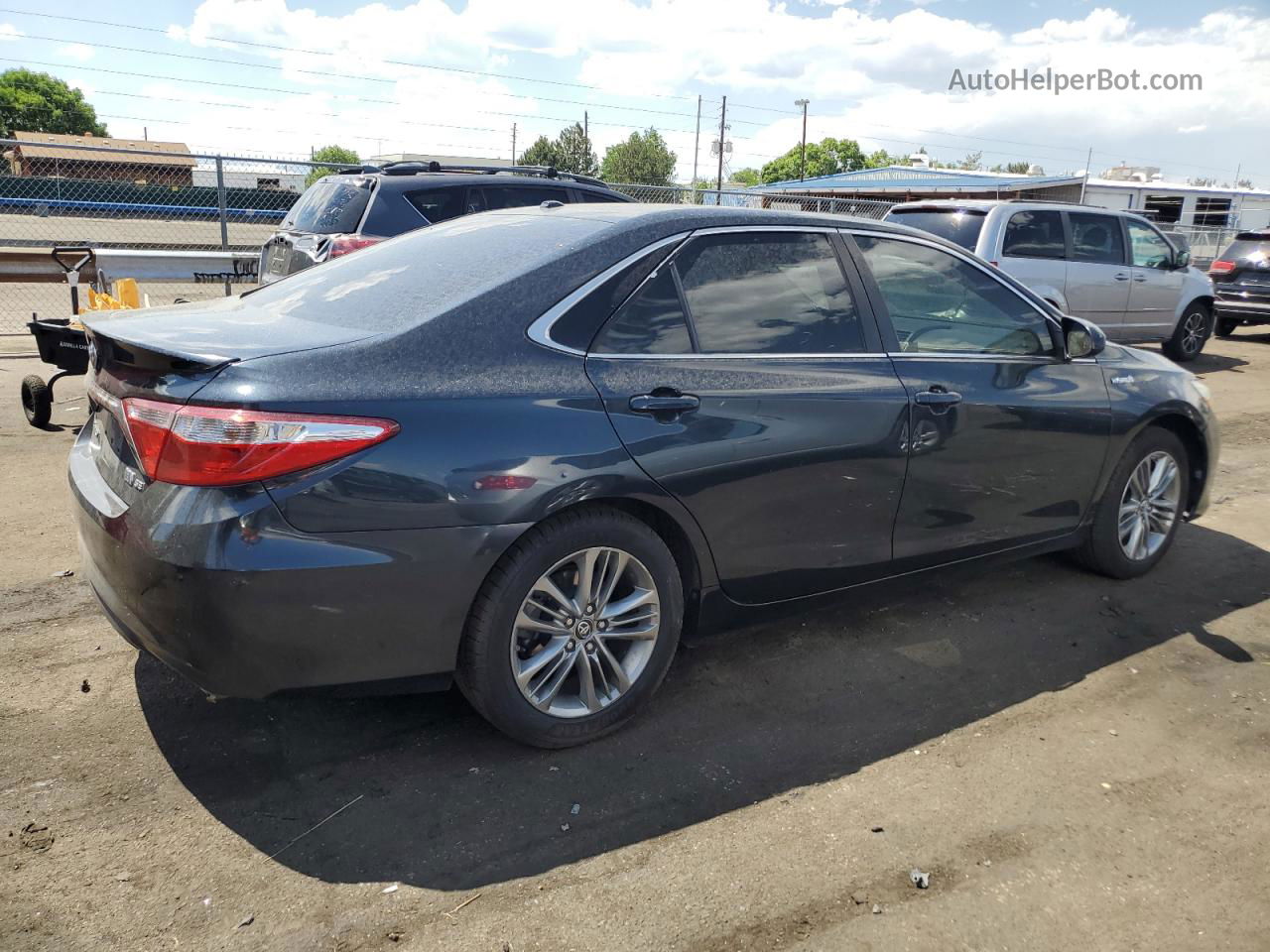 2017 Toyota Camry Hybrid Blue vin: 4T1BD1FK1HU217729