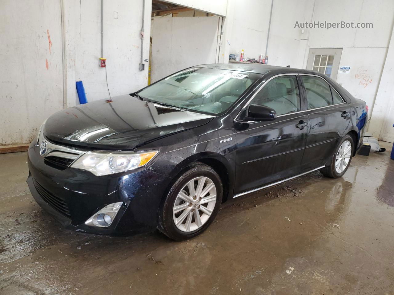 2012 Toyota Camry Hybrid Черный vin: 4T1BD1FK2CU047261