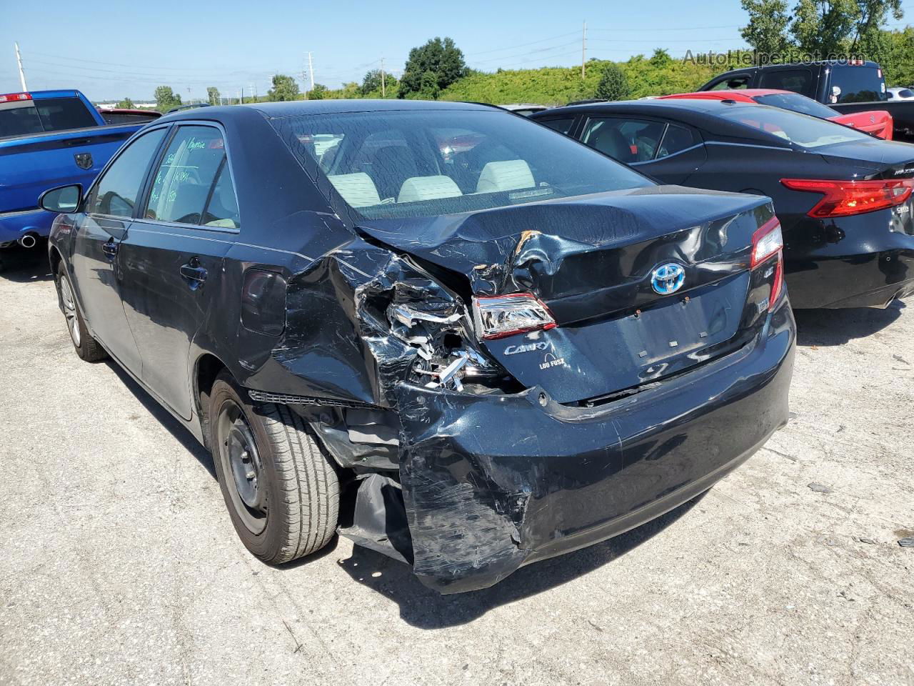 2012 Toyota Camry Hybrid Silver vin: 4T1BD1FK2CU053531