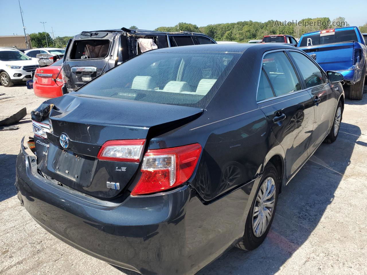 2012 Toyota Camry Hybrid Silver vin: 4T1BD1FK2CU053531