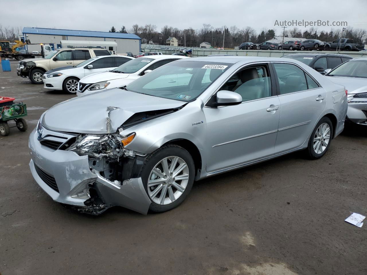 2012 Toyota Camry Hybrid Silver vin: 4T1BD1FK2CU060897