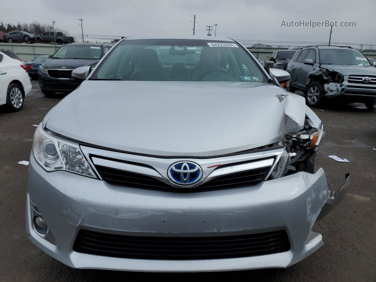 2012 Toyota Camry Hybrid Silver vin: 4T1BD1FK2CU060897