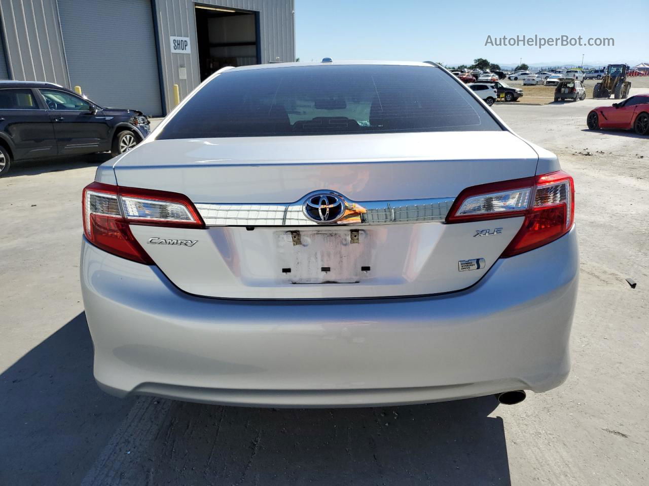 2014 Toyota Camry Hybrid Серебряный vin: 4T1BD1FK2EU110068