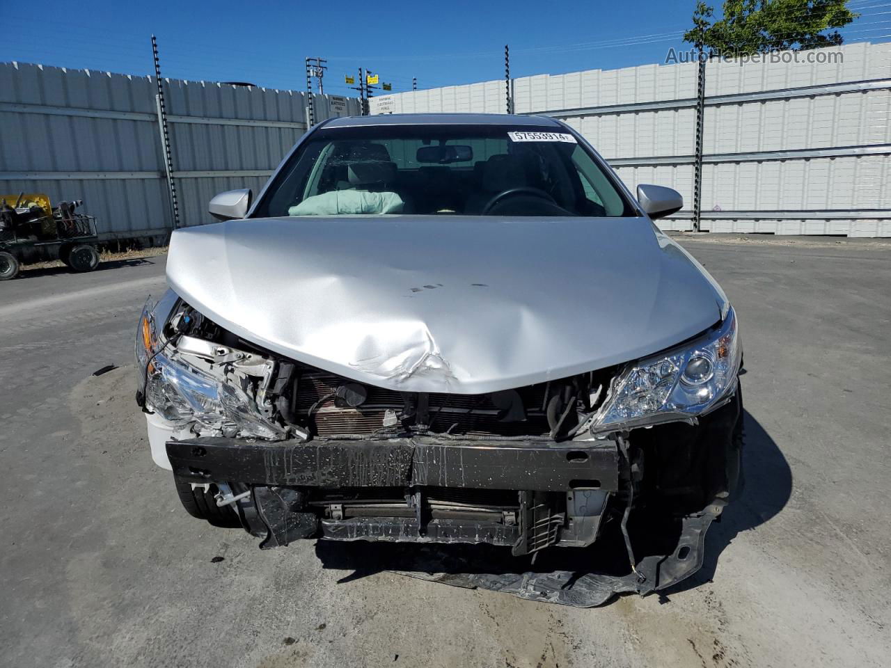 2014 Toyota Camry Hybrid Silver vin: 4T1BD1FK2EU110068