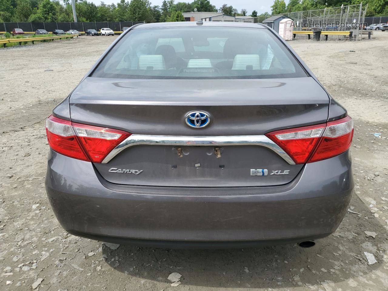 2016 Toyota Camry Hybrid Gray vin: 4T1BD1FK2GU185890