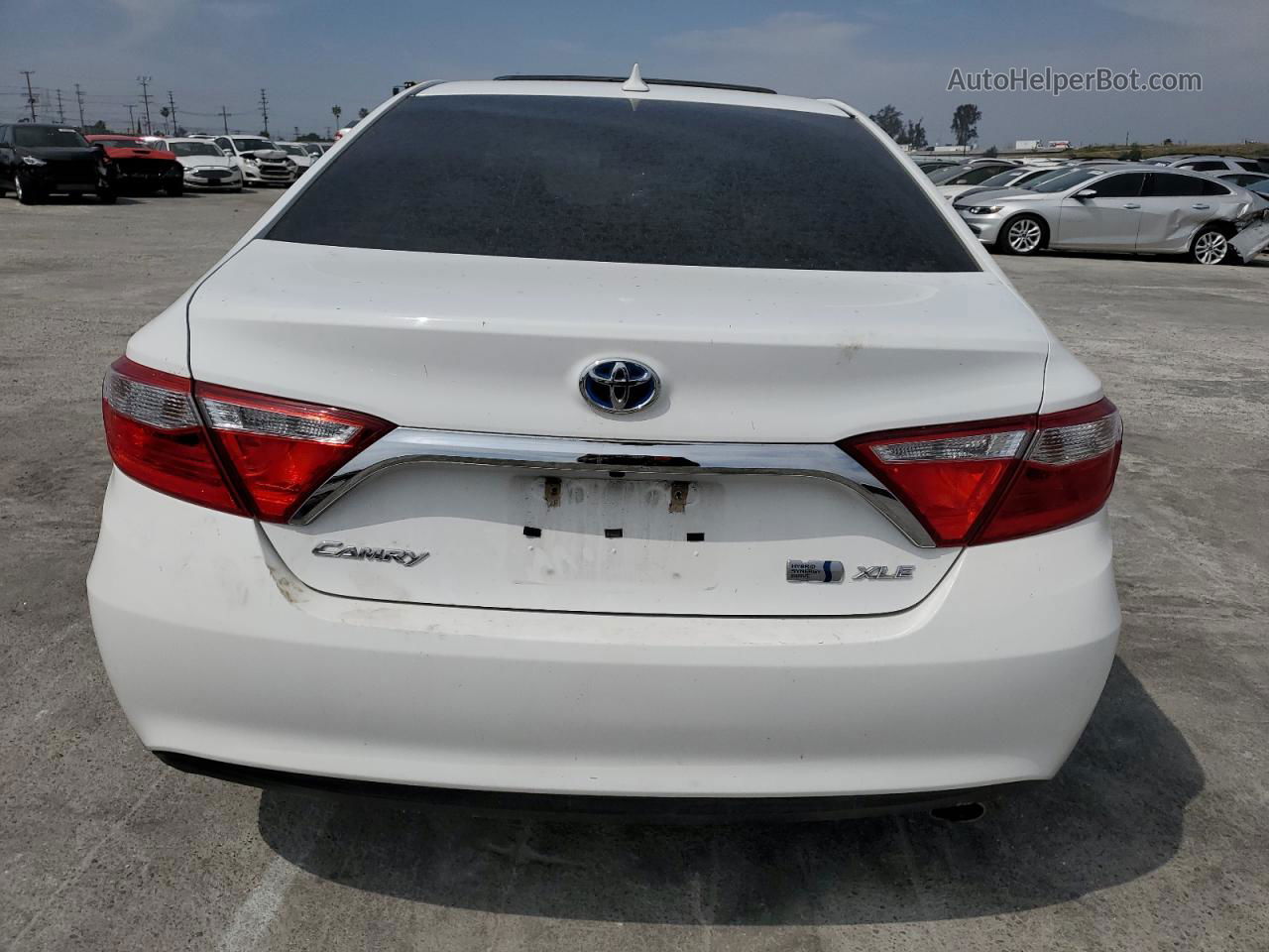 2017 Toyota Camry Hybrid White vin: 4T1BD1FK2HU228030