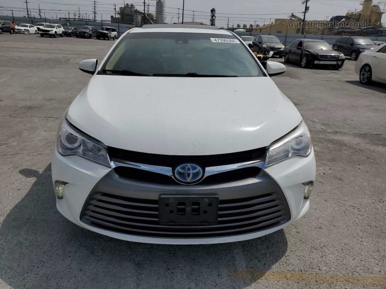 2017 Toyota Camry Hybrid White vin: 4T1BD1FK2HU228030