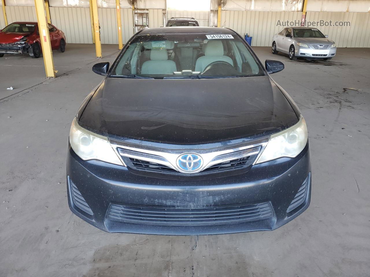 2012 Toyota Camry Hybrid Черный vin: 4T1BD1FK3CU017153