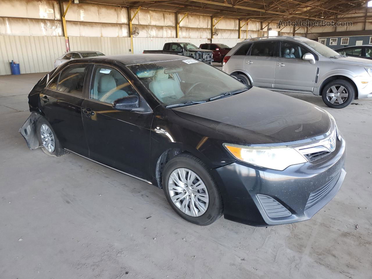 2012 Toyota Camry Hybrid Черный vin: 4T1BD1FK3CU017153