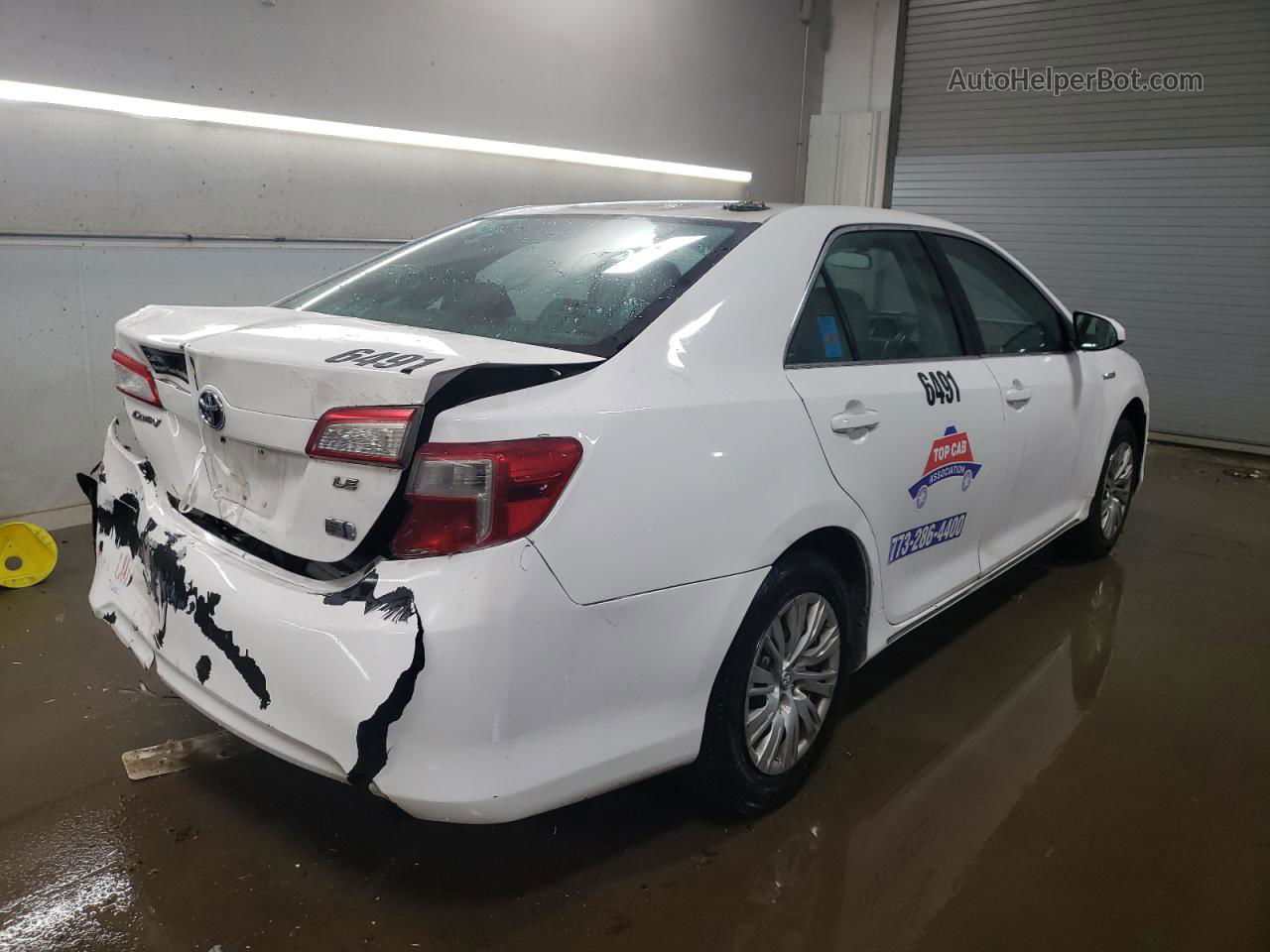 2012 Toyota Camry Hybrid Белый vin: 4T1BD1FK3CU021123