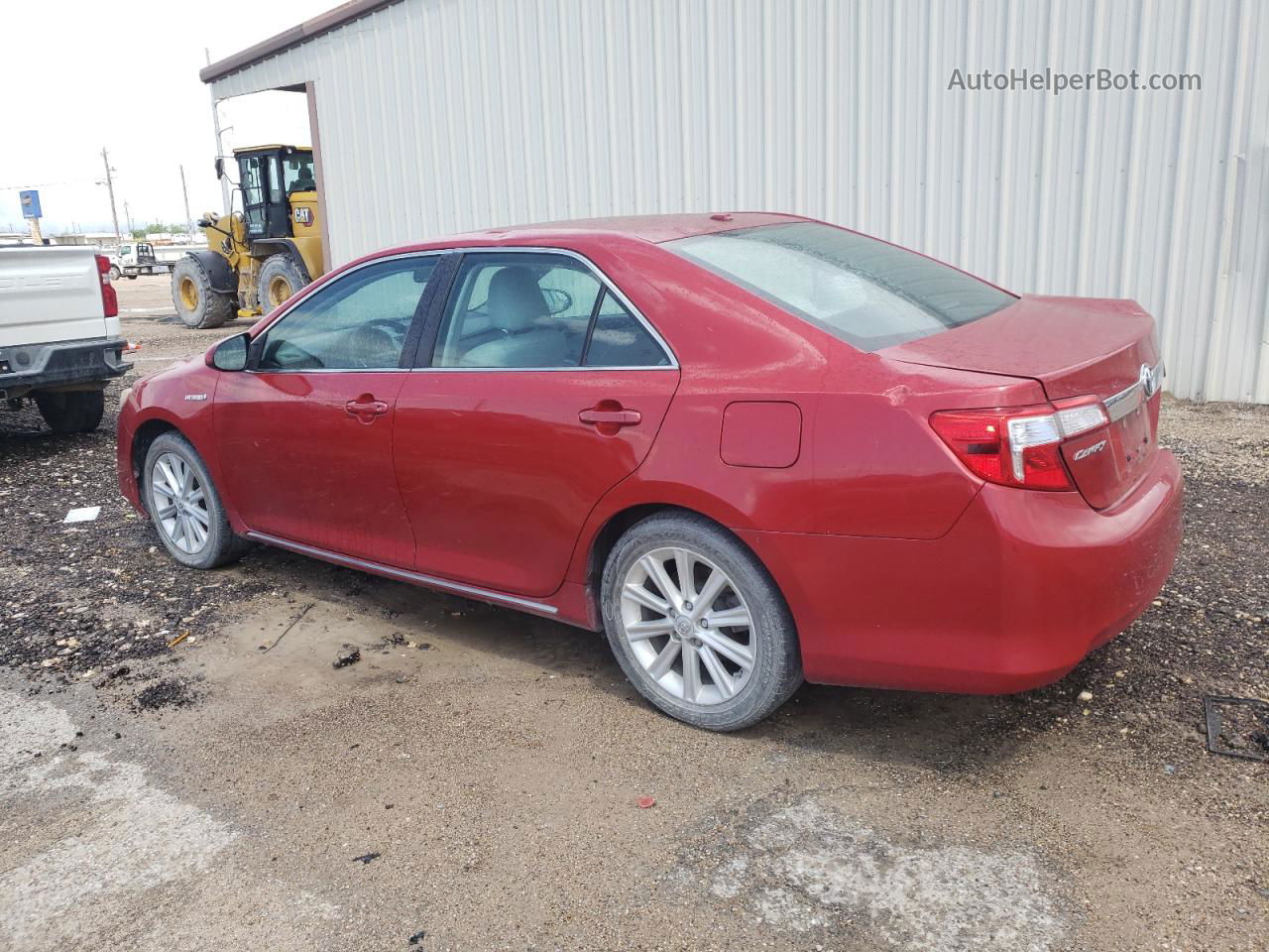 2012 Toyota Camry Hybrid Red vin: 4T1BD1FK3CU034552