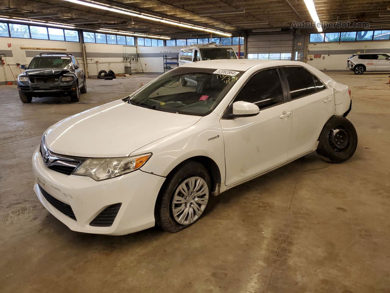 2012 Toyota Camry Hybrid White vin: 4T1BD1FK3CU057412