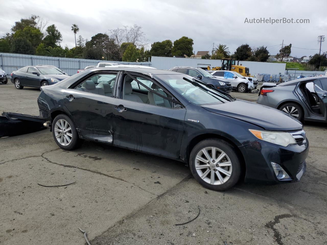 2012 Toyota Camry Hybrid Black vin: 4T1BD1FK4CU003455