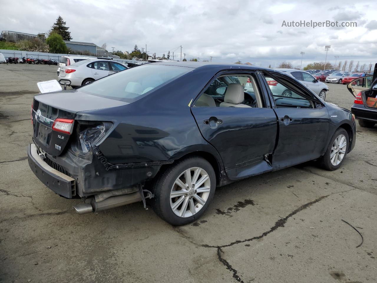 2012 Toyota Camry Hybrid Black vin: 4T1BD1FK4CU003455