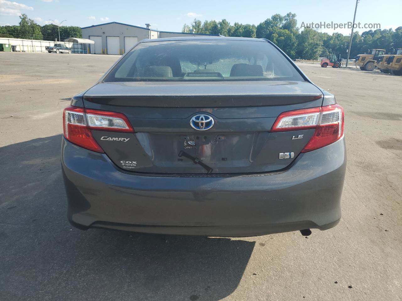 2012 Toyota Camry Hybrid Gray vin: 4T1BD1FK4CU011278