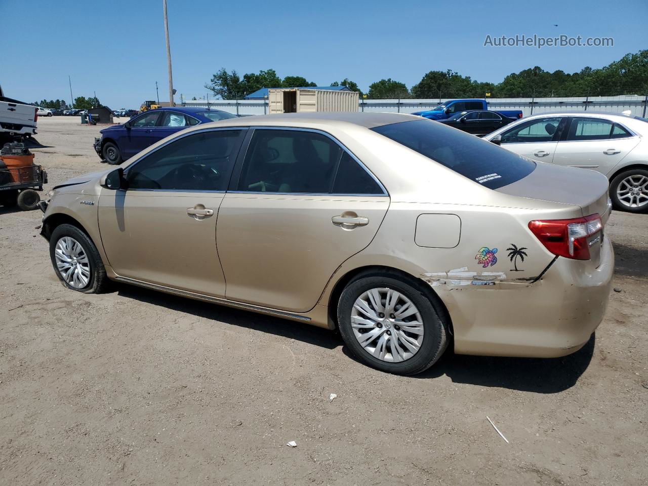 2012 Toyota Camry Hybrid Gold vin: 4T1BD1FK4CU012110