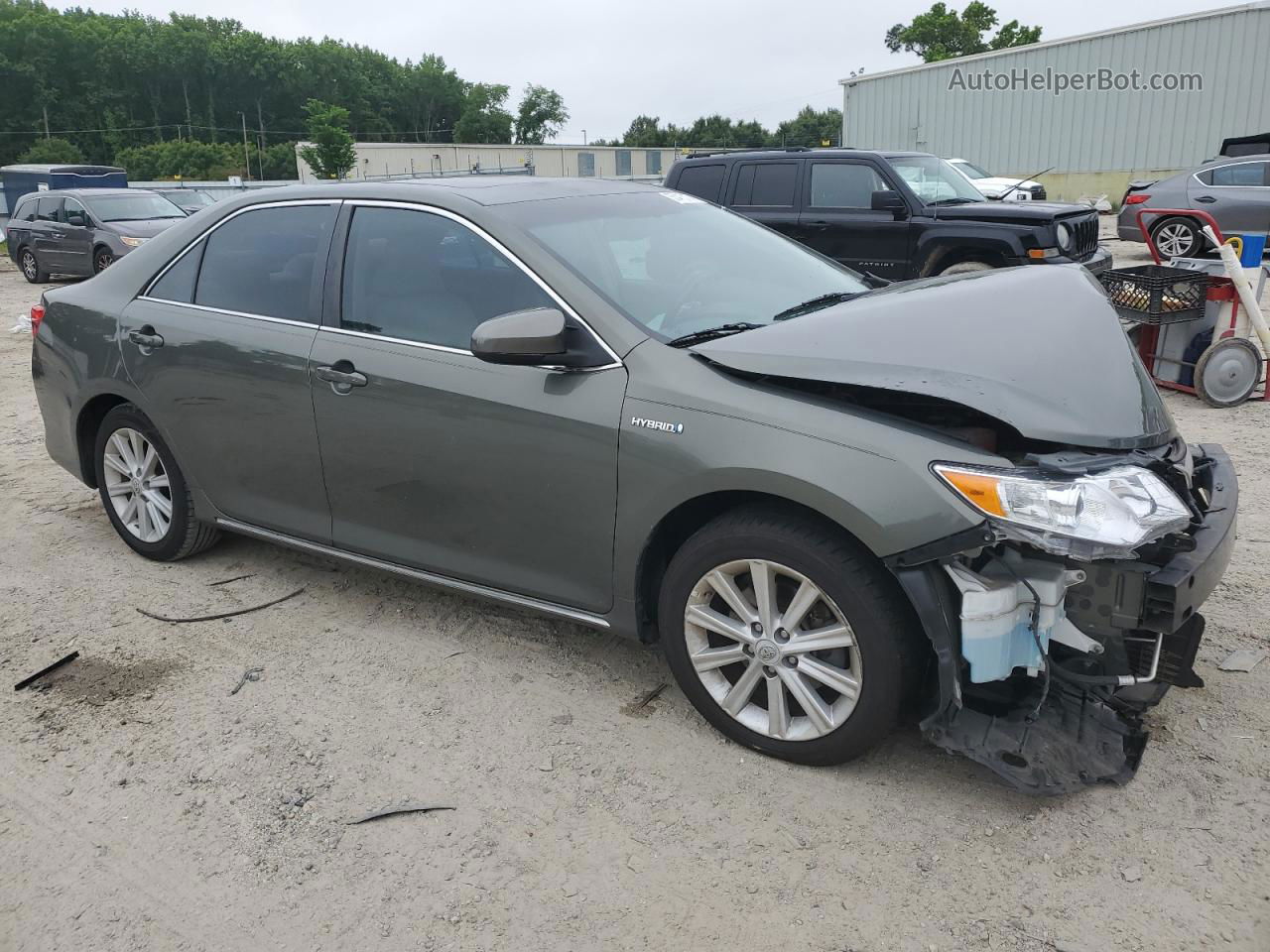 2012 Toyota Camry Hybrid Green vin: 4T1BD1FK4CU046287