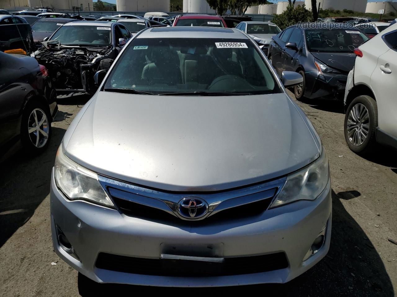 2012 Toyota Camry Hybrid Silver vin: 4T1BD1FK5CU018112