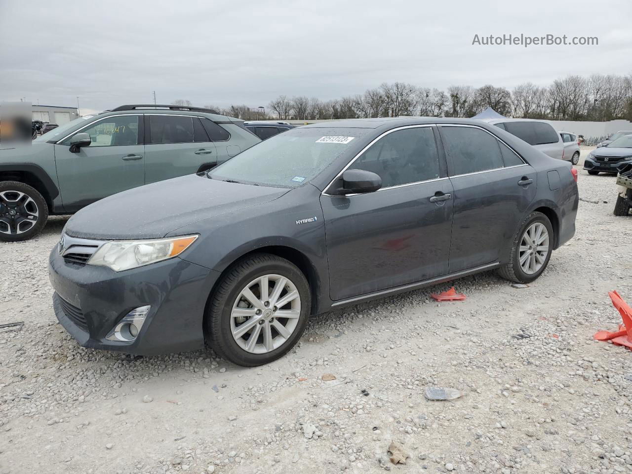 2012 Toyota Camry Hybrid Gray vin: 4T1BD1FK5CU035184