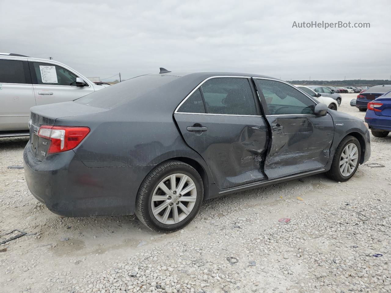 2012 Toyota Camry Hybrid Gray vin: 4T1BD1FK5CU035184