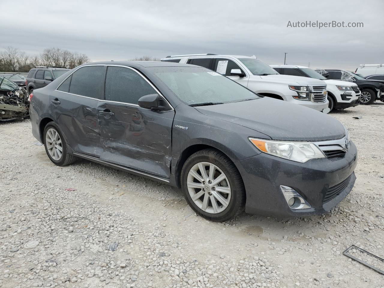 2012 Toyota Camry Hybrid Серый vin: 4T1BD1FK5CU035184