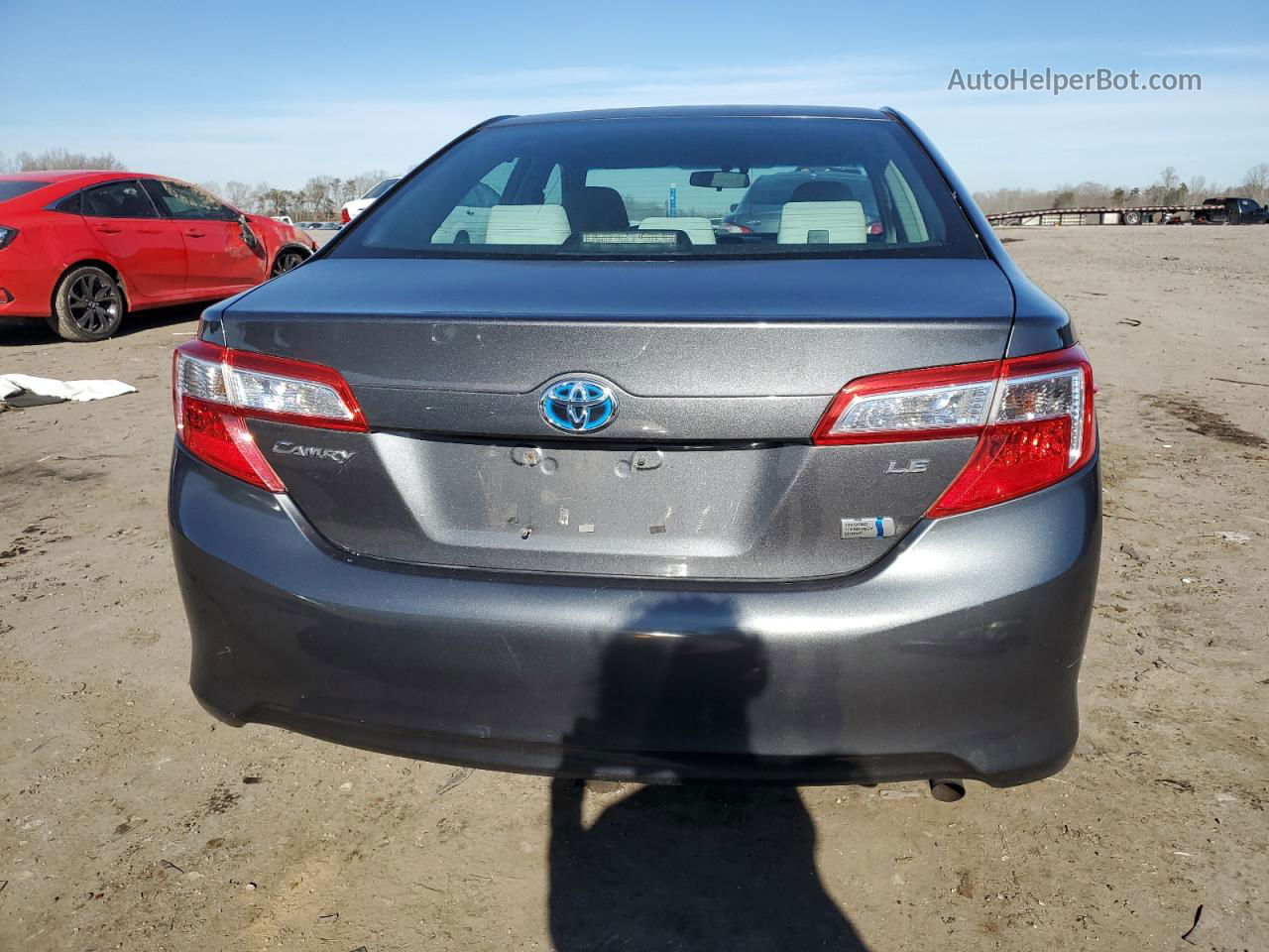 2012 Toyota Camry Hybrid Gray vin: 4T1BD1FK5CU058397