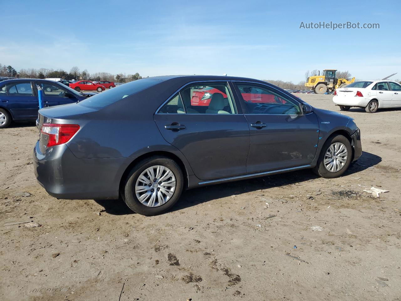 2012 Toyota Camry Hybrid Серый vin: 4T1BD1FK5CU058397