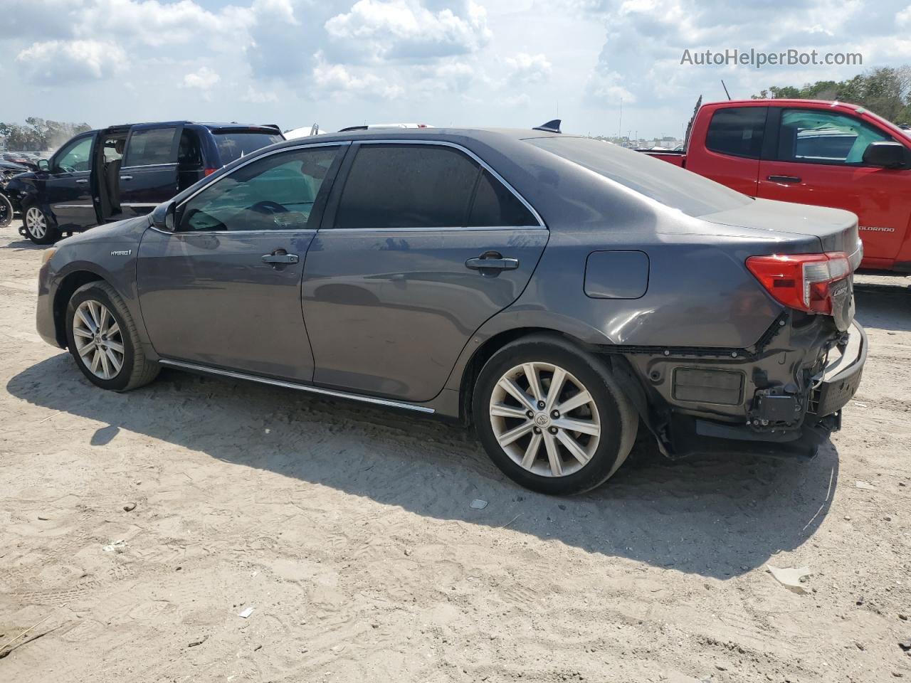 2013 Toyota Camry Hybrid Gray vin: 4T1BD1FK5DU088811