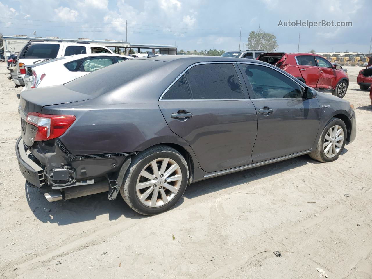 2013 Toyota Camry Hybrid Gray vin: 4T1BD1FK5DU088811