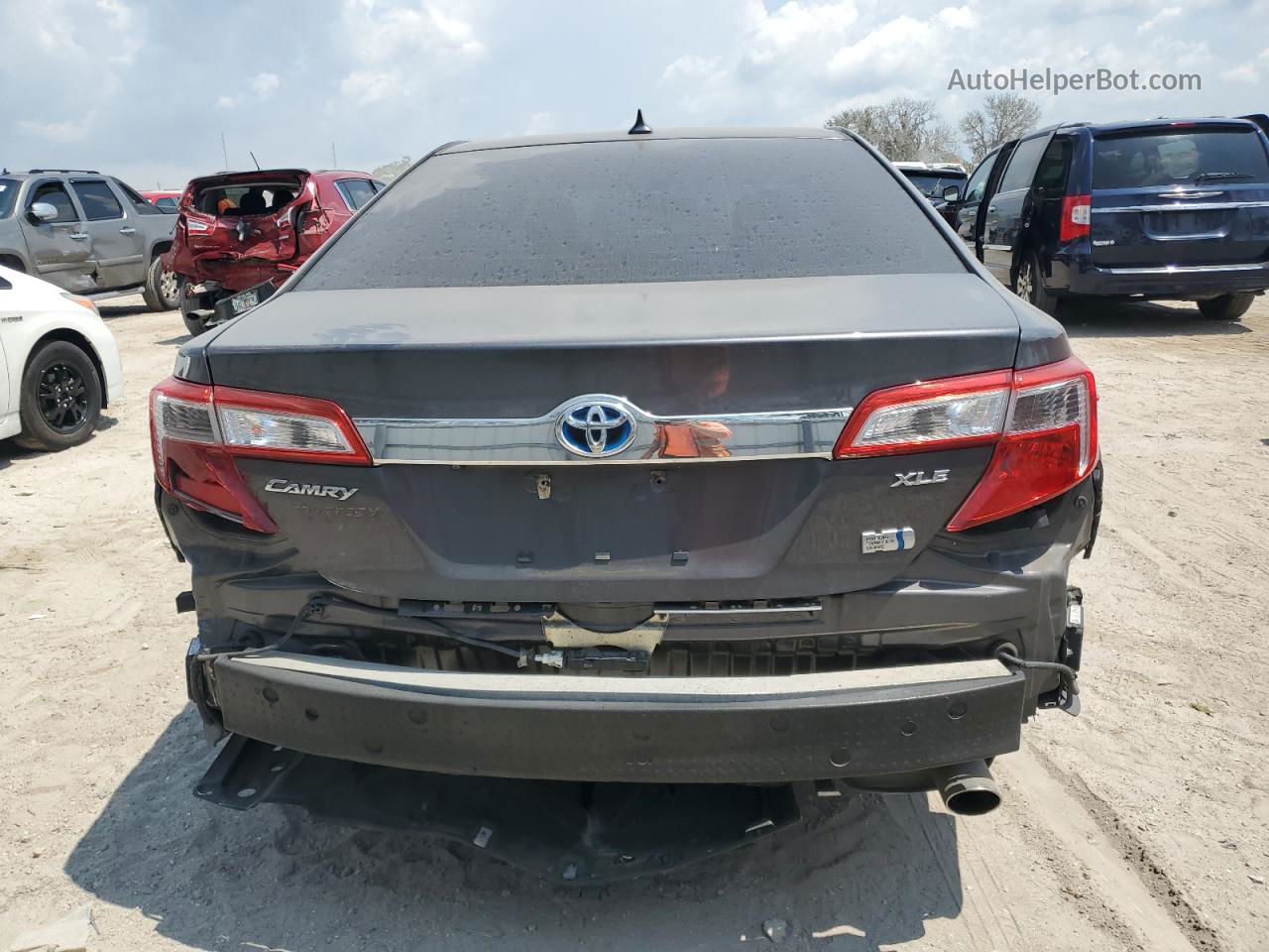 2013 Toyota Camry Hybrid Gray vin: 4T1BD1FK5DU088811