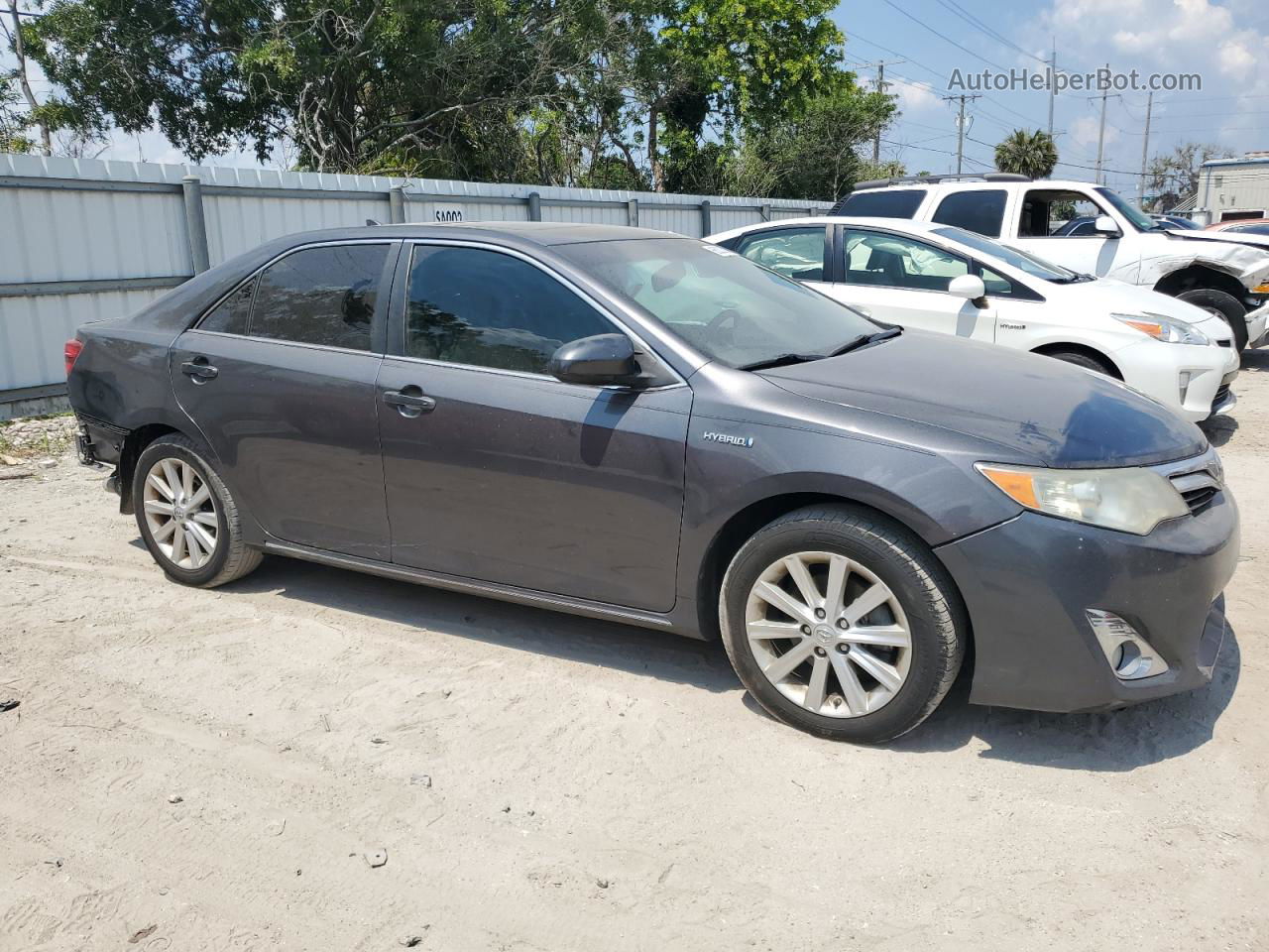 2013 Toyota Camry Hybrid Gray vin: 4T1BD1FK5DU088811