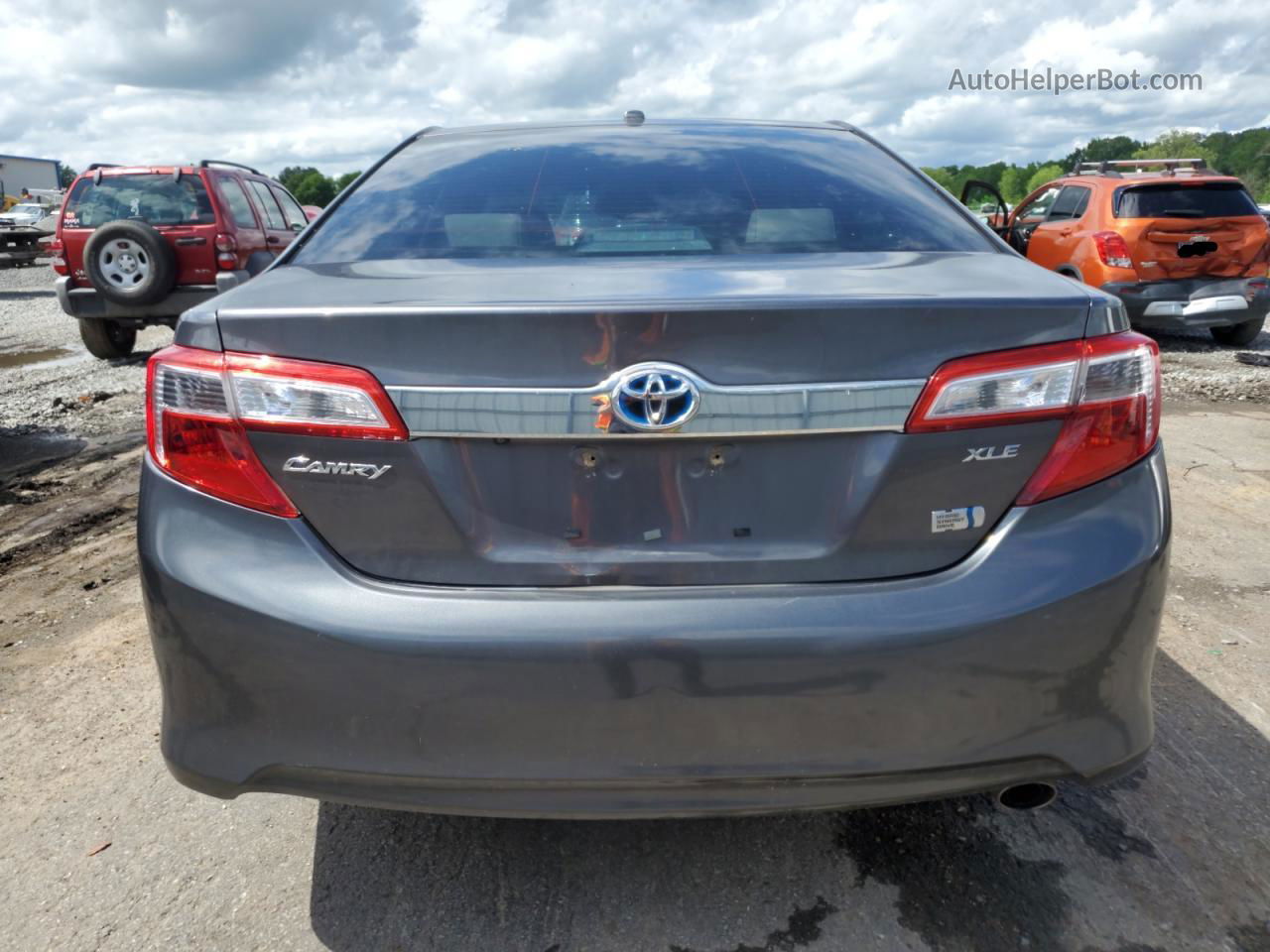 2014 Toyota Camry Hybrid Gray vin: 4T1BD1FK5EU099342