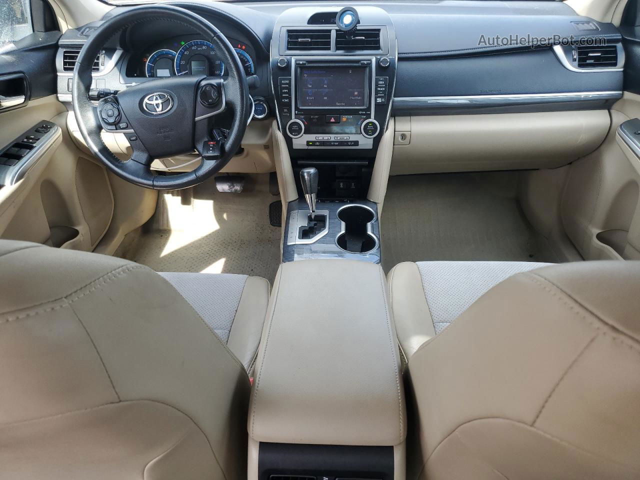 2014 Toyota Camry Hybrid Белый vin: 4T1BD1FK5EU114020