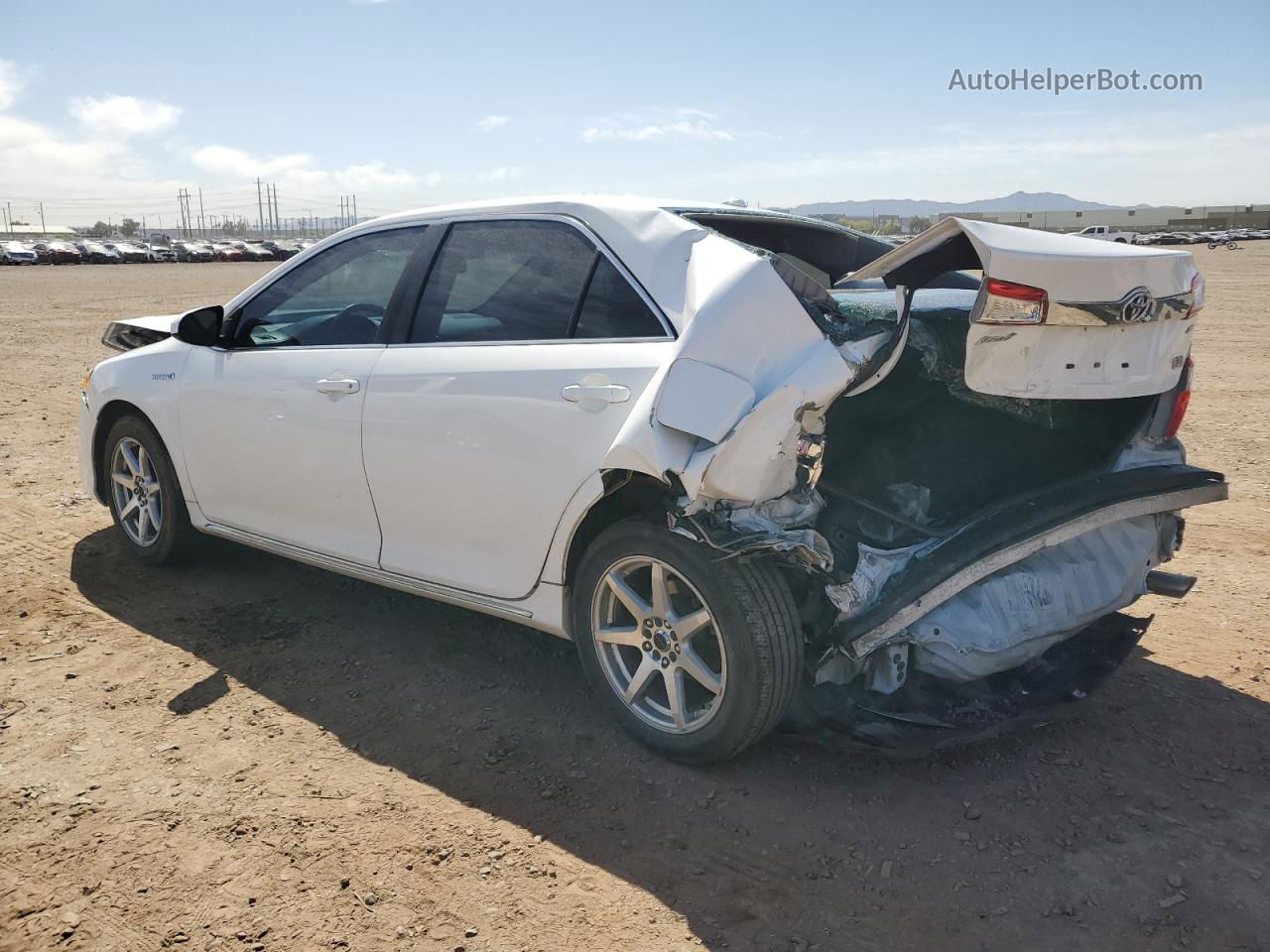 2014 Toyota Camry Hybrid Белый vin: 4T1BD1FK5EU117953