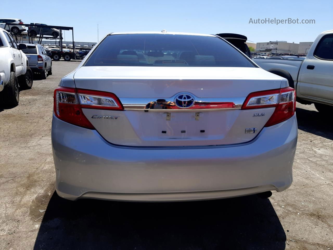 2014 Toyota Camry Hybrid Silver vin: 4T1BD1FK5EU123073