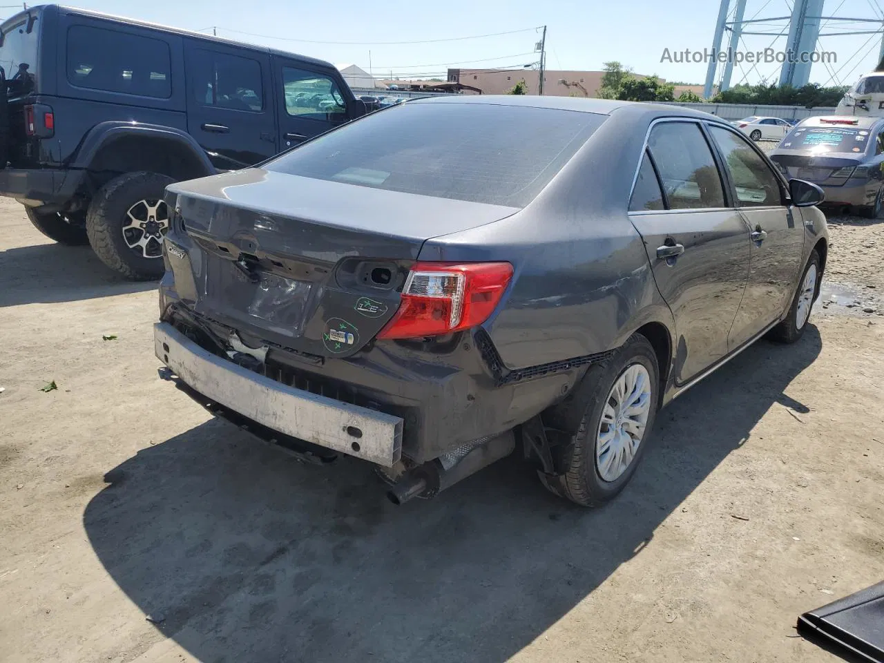 2012 Toyota Camry Hybrid Угольный vin: 4T1BD1FK6CU013467