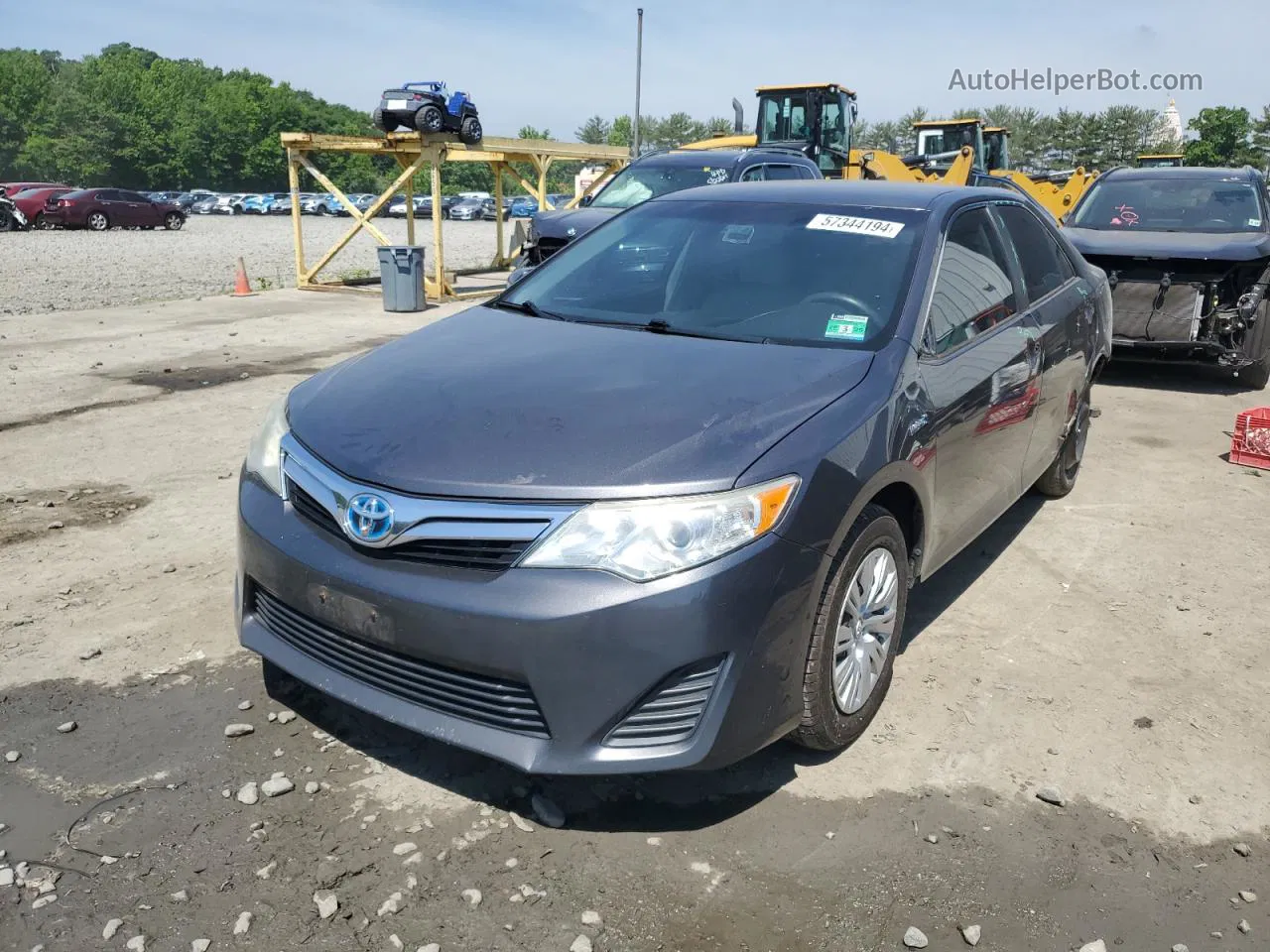 2012 Toyota Camry Hybrid Угольный vin: 4T1BD1FK6CU013467