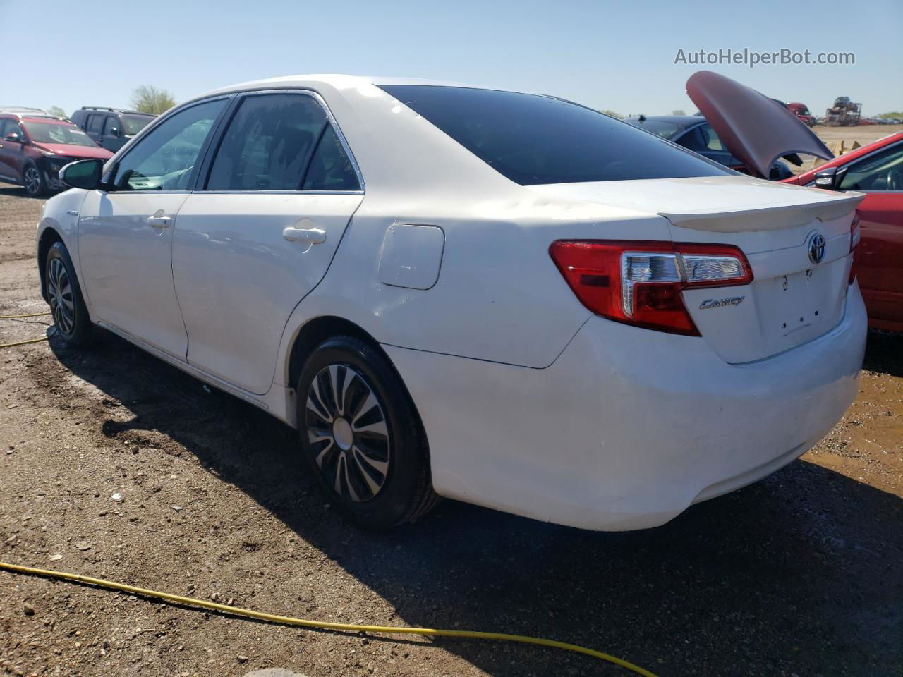 2012 Toyota Camry Hybrid White vin: 4T1BD1FK6CU015753